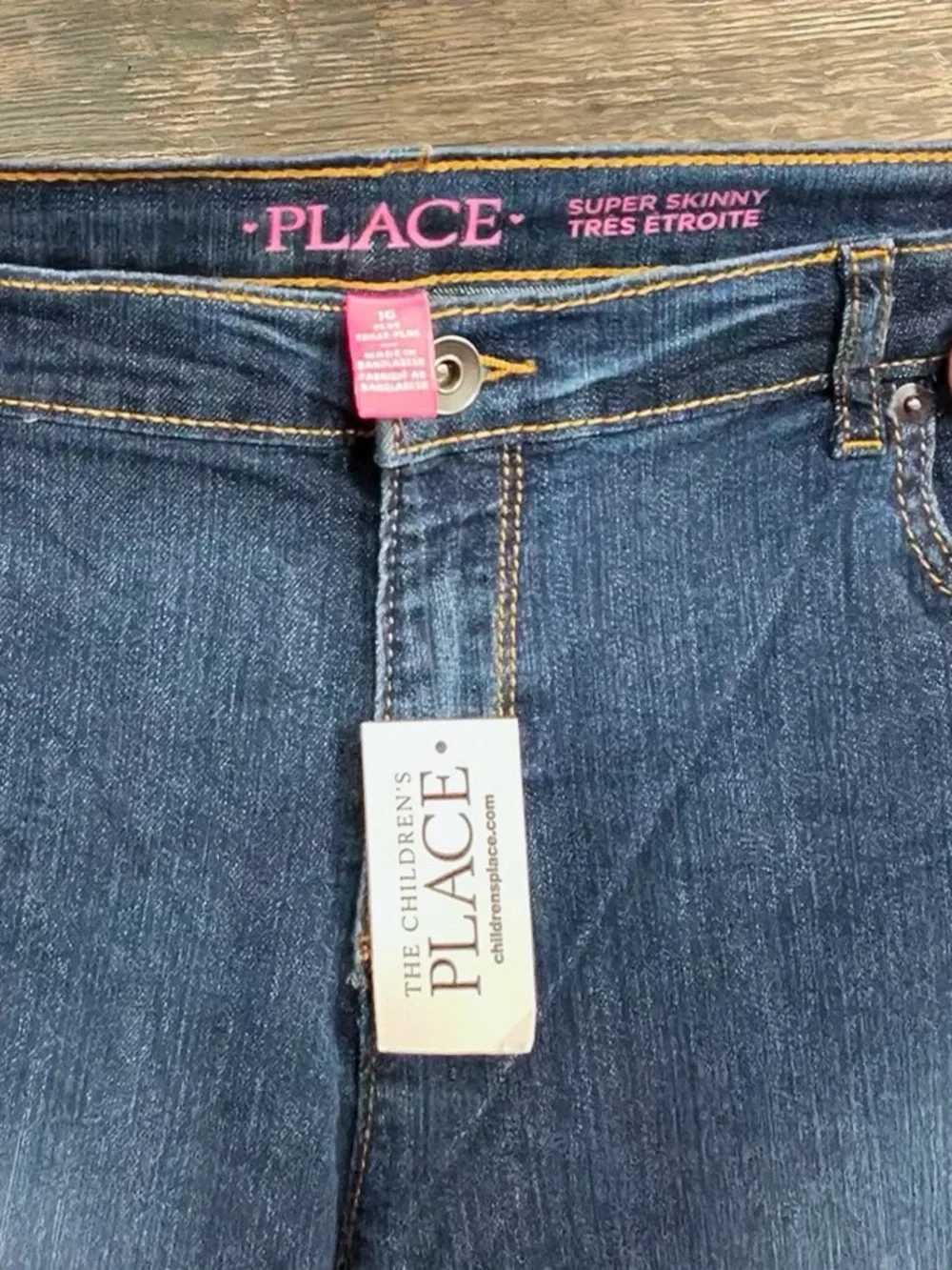 The Children's Place Indigo Straight-Leg Kids Jeans Size 16 Plus